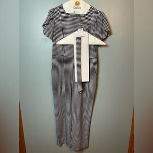 Gray/White & black Onesie